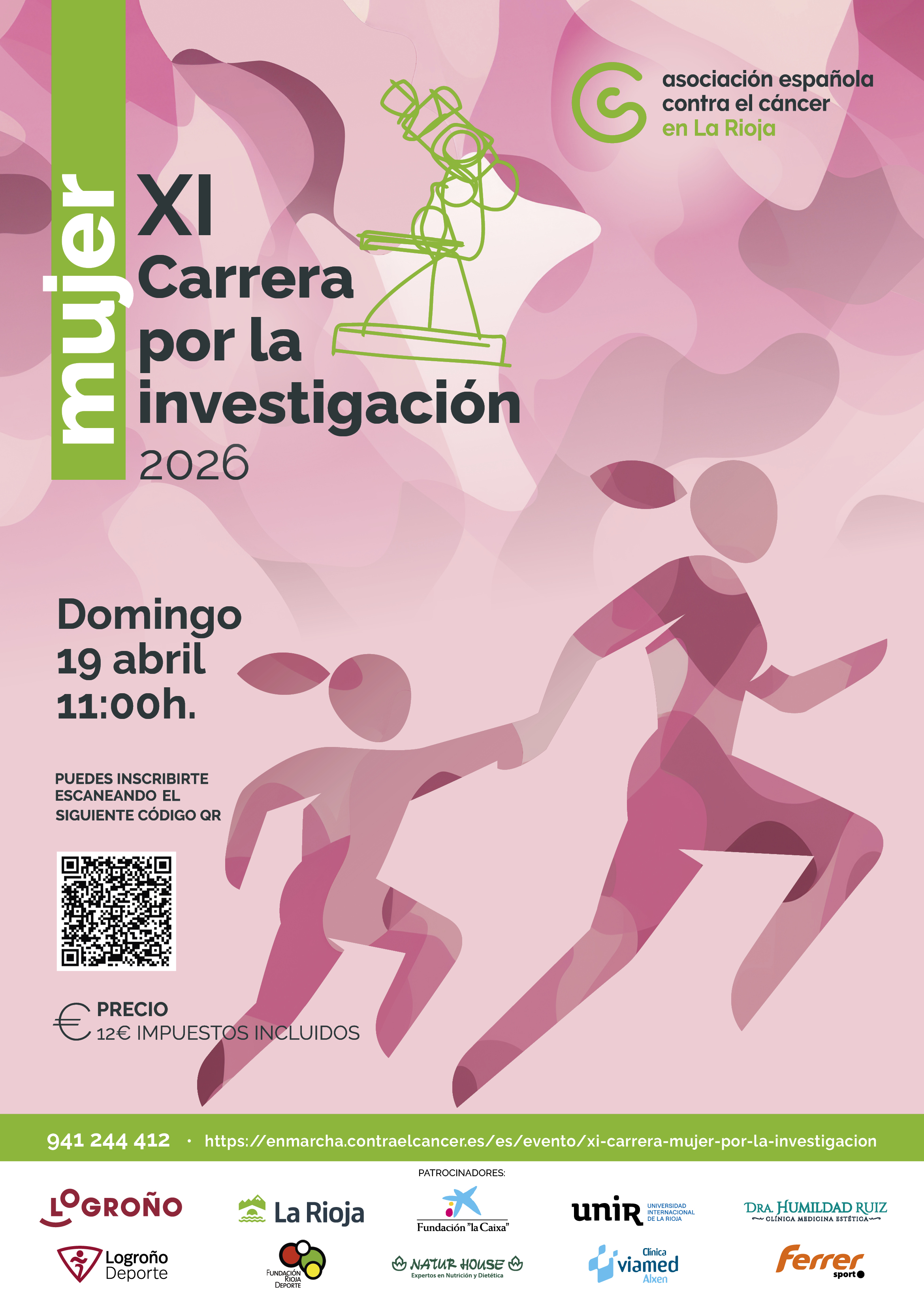 Cartel carrera de la muje